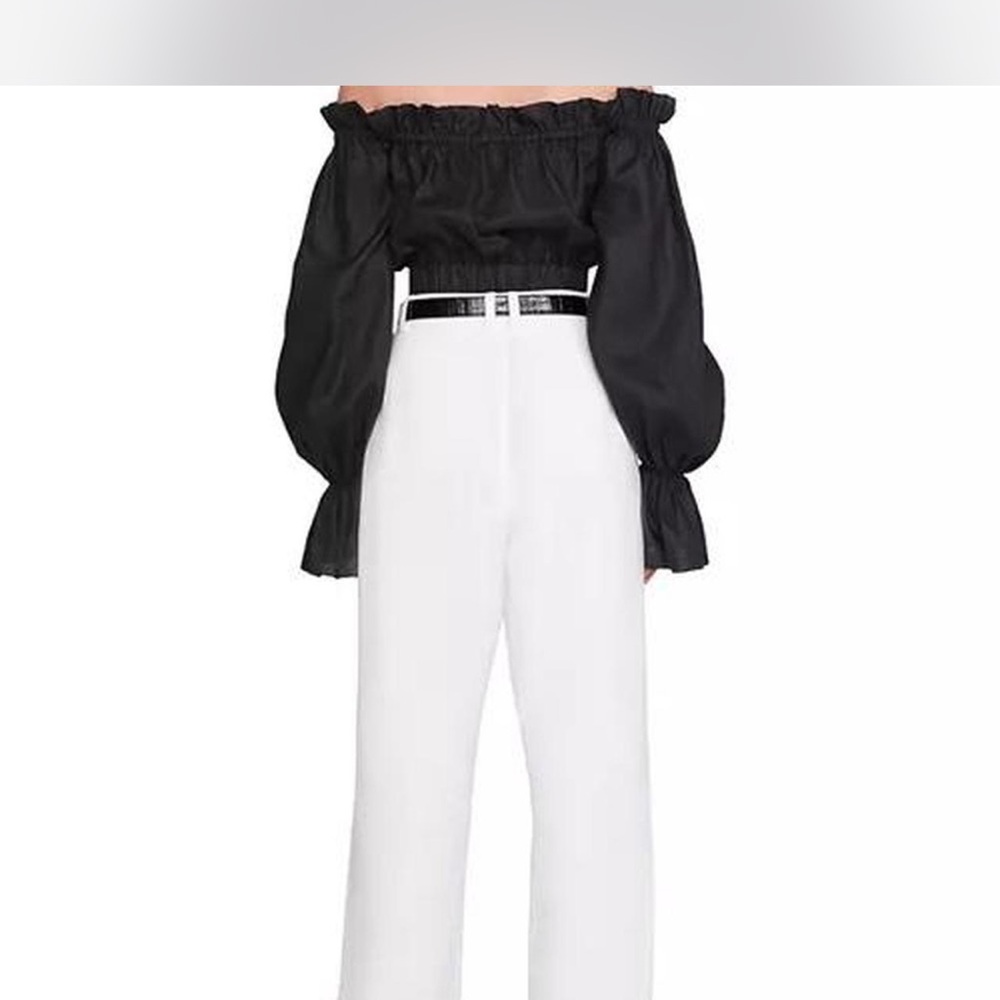 STAUD Black Off-Shoulder Blouse - Picture 2 of 6